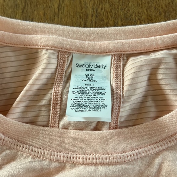 NWT Sweaty Betty XXS Pacesetter Running Vest Sunset Pink - Picture 6 of 12